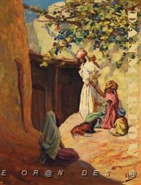 EDOUARD HERZIG FEMMES ET ENFANTS EN ALGERIE.jpg